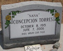 Concepcion “Nana” <I>Baca</I> Torres 