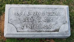Ruby Charles “Charley” <I>Brown</I> Boovy 