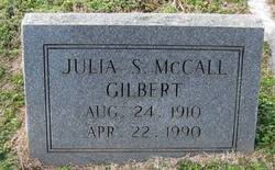 Julia Sadie <I>McCall</I> Gilbert 