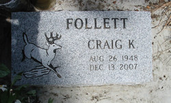 Craig Kenneth Follett 