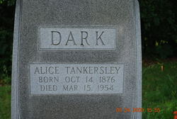 Alice A. <I>Tankersley</I> Dark 