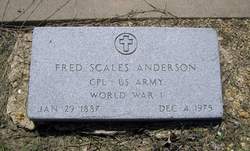 Fred Scales Anderson 