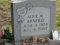 Alice M Arnold 