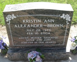 Kristin Ann Alexander-Brown 