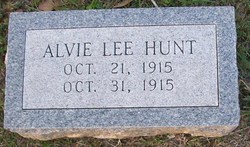 Alvie Lee Hunt 