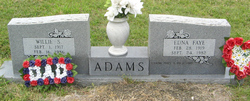 Edna Faye <I>Austin</I> Adams 