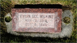Vivian <I>Gee</I> Wilkins 