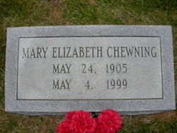 Mary Elizabeth Chewning 