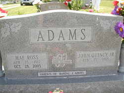 Mae <I>Ross</I> Adams 