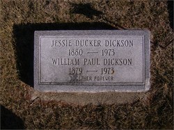 Jessie M <I>Ducker</I> Dickson 