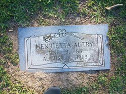 Henrietta <I>Morse</I> Autry 