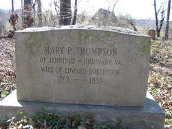 Mary Pulliam <I>Thompson</I> Robertson 