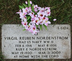 Ruby Elizabeth <I>Carlson</I> Nordenstrom 
