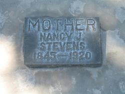 Nancy Jane <I>Chisum</I> Stevens 