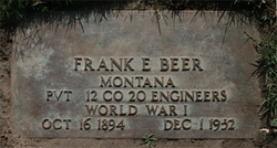 Pvt Frank Earl Beer 