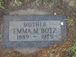 Emma M <I>Gritzmacher</I> Botz 