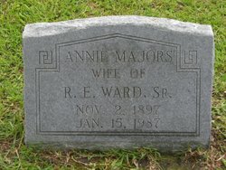 Annie <I>Majors</I> Ward 