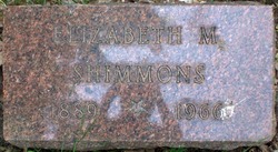 Elizabeth M Shimmons 