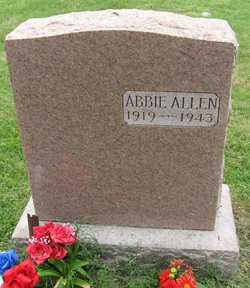 Abbie <I>Adams</I> Allen 