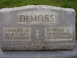 Winnie Lee <I>Barr</I> DeMoss 