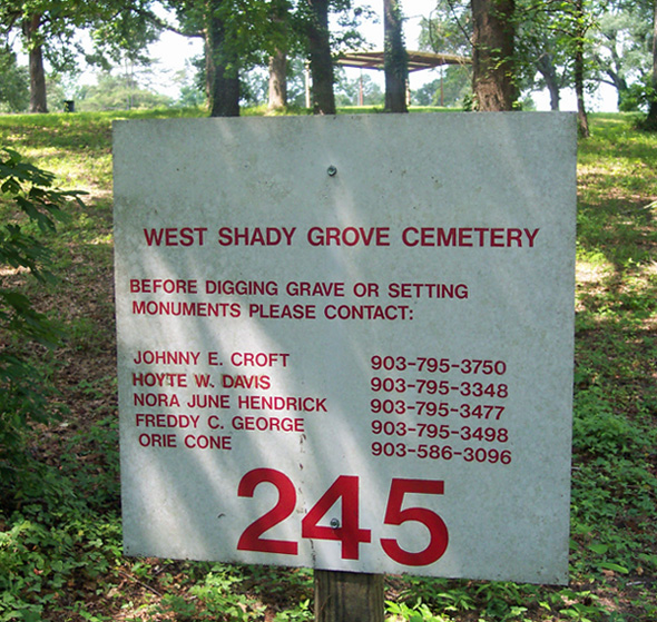 West Shady Grove Cemetery