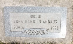 Edna Dee <I>Hamblin</I> Andrus 