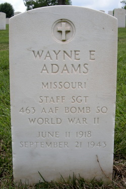 SGT Wayne E. Adams 