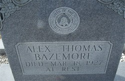 Alexander Thomas “Alex” Bazemore 