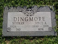 Joyce Ann <I>Cummins</I> Dingmore 