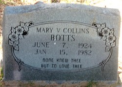 Mary V. <I>Collum</I> Botts 