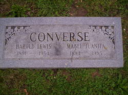 Mabel Juanita <I>Bliss</I> Converse 