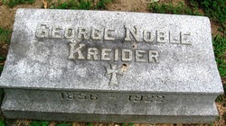 Dr George Noble Kreider 