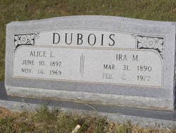 Alice Louise <I>Calhoun</I> Dubois 