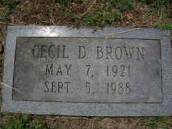 Cecil D Brown 