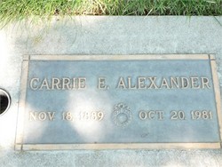 Caroline Ernestine <I>Bippes</I> Alexander 
