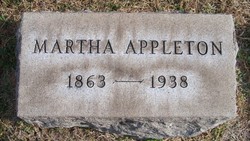 Martha <I>Davey</I> Appleton 