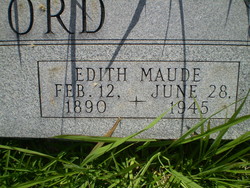 Edith Maude <I>Morrison</I> Sifford 