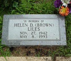 Helen Darline <I>Brown</I> Liles 