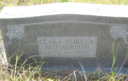 Clara Rebecca <I>Bigham</I> McPherson 