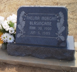 Thelma Lenore <I>Morgan</I> Blasingame 