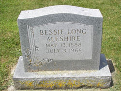 Bessie <I>Long</I> Aleshire 
