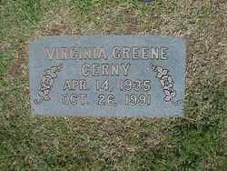 Virginia <I>Greene</I> Cerny 