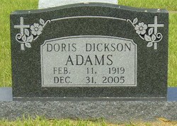 Doris <I>Dickson</I> Adams 