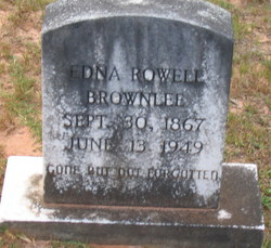Frances Edna <I>Rowell</I> Brownlee 