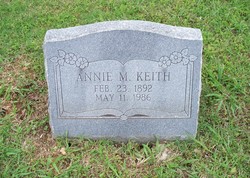 Annie Katherine <I>Matlock</I> Keith 