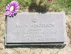 Ray Wendell Henderson 