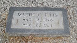 Mattie Elizabeth <I>Coley</I> Pitts 