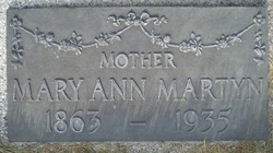 Maryann Elizabeth <I>Sutherland</I> Martyn 