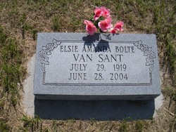 Elsie Amanda <I>Bolte</I> VanSant 