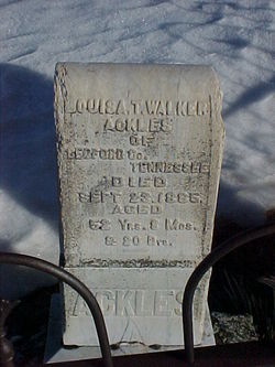 Louisa T. <I>Walker</I> Ackles 